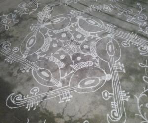 Rangoli: Dhanurmasam day 2
