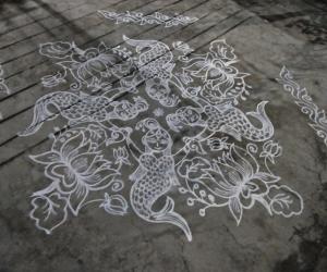 Dhanurmaasam day 20 rangoli