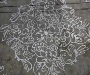 Rangoli: Bunnies... 
