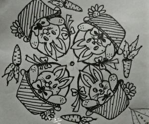 Bunnies in basket..