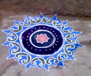 Rangoli: freehand