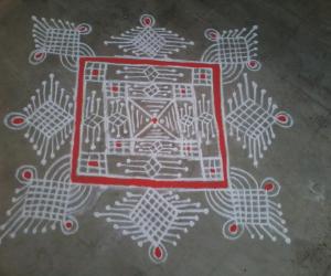 Rangoli: Wonderful wednesday kolam!