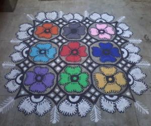 Friday kolam!