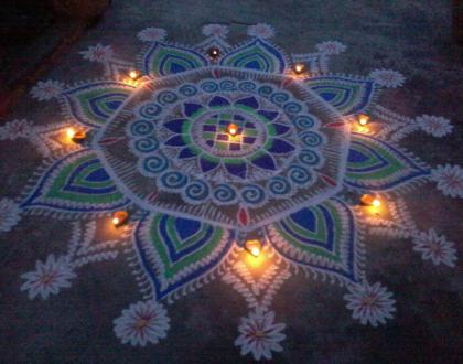 Rangoli: Happy Diwali!!