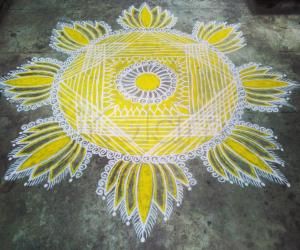 Navaratri festival-Day_1 Yellow!