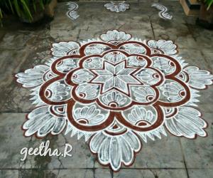 Rangoli: my daily kolam!