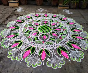 Margazhi kolam day-27!