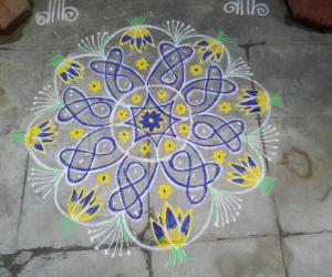 Rangoli: Tuesday kolam!