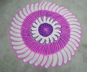 my vibrant rangoli