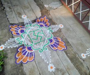 Rangoli: my daily kolam