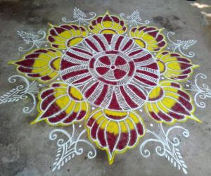 Margazhi kolam_29! Happy Bhogi!,