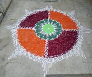 Rangoli: sanskar bharathi!
