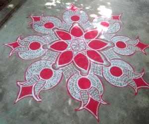 Navarathri day 6 Red!