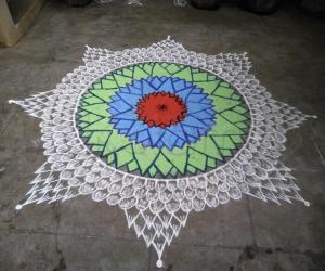 Margazhi kolam day-10!
