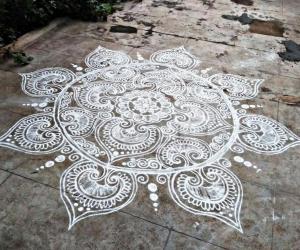 Margazhi kolam day-15!
