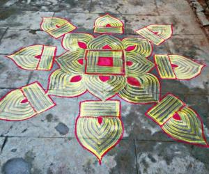 My daily kolam!