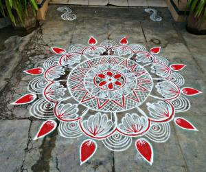 Rangoli: My daily kolam!