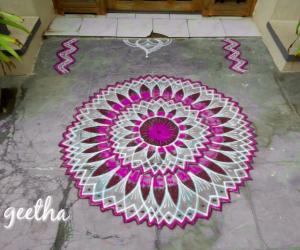 Rangoli: My daily kolam!