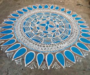 My daily kolam!