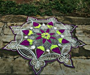 Rangoli: My daily kolam!