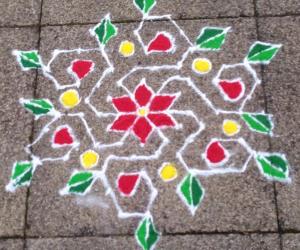 Rangoli: Winter Kolam
