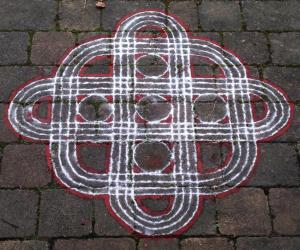 Rounded Corners Padi Kolam