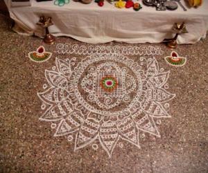 Rangoli: Rangoli for golu 