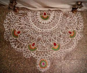Kolam for golu