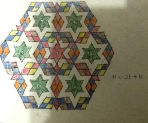 Rangoli: Stars and Diamonds 