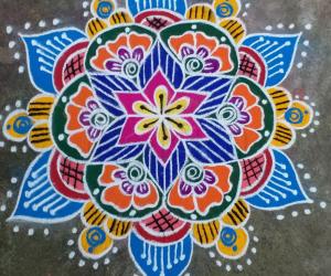 Rangoli: colourful rangoli