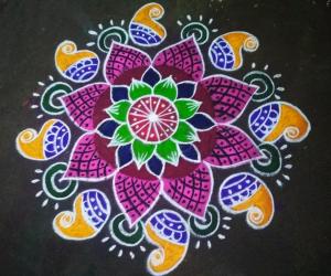 COLOURFUL RANGOLI