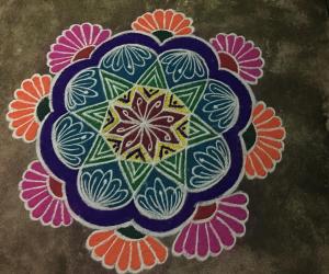 Rangoli: colourful rangoli