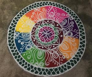 Rangoli: colourful rangoli