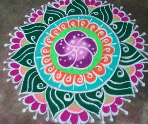 Rangoli: colourful rangoli