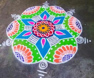 Colourful Rangoli