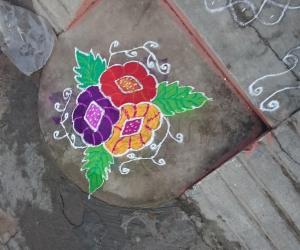 Rangoli: Margazhi kolam