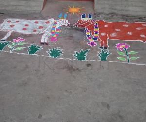 Rangoli: Margazhi kolam