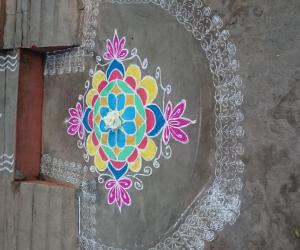 Rangoli: Margazhi kolam 