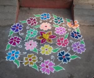 Rangoli: Margazhi kolam 