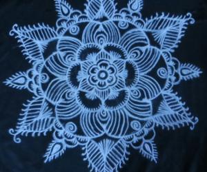 Free hand Design  Black and white