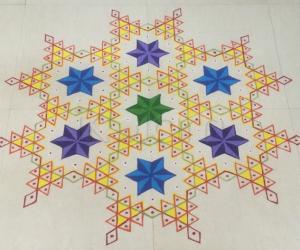 Rangoli: Margazhi Kolam 15