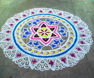 Holi Special Rangoli