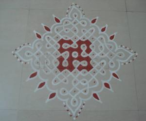 Rangoli: Chikku kolam
