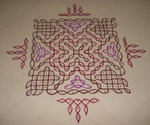 Rangoli: Chikku kolam