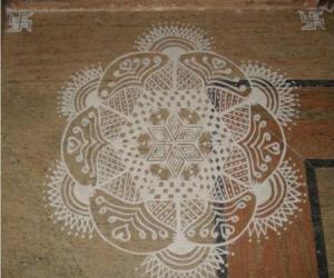 White Kolam