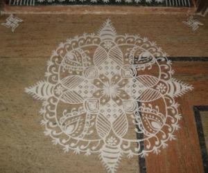 White Kolam