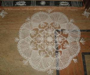White Kolam