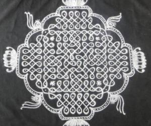 Rangoli: Chikku Kolam -Inspiration Kolam