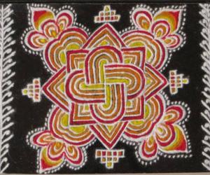 Rangoli: Free hand Design -small kolams