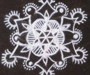 Free hand design in black and white